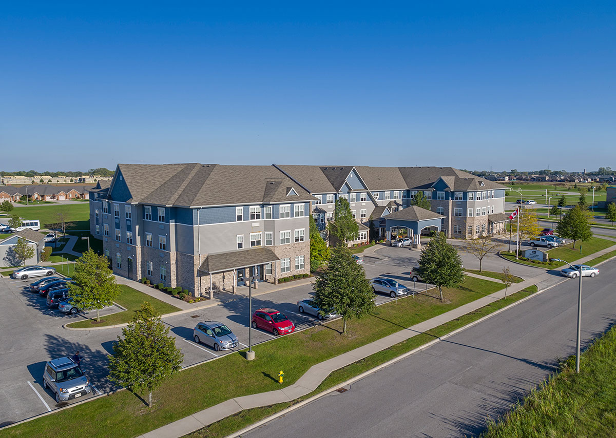 Seasons Royal Oak Village Overhead Photo of Surrounding Area