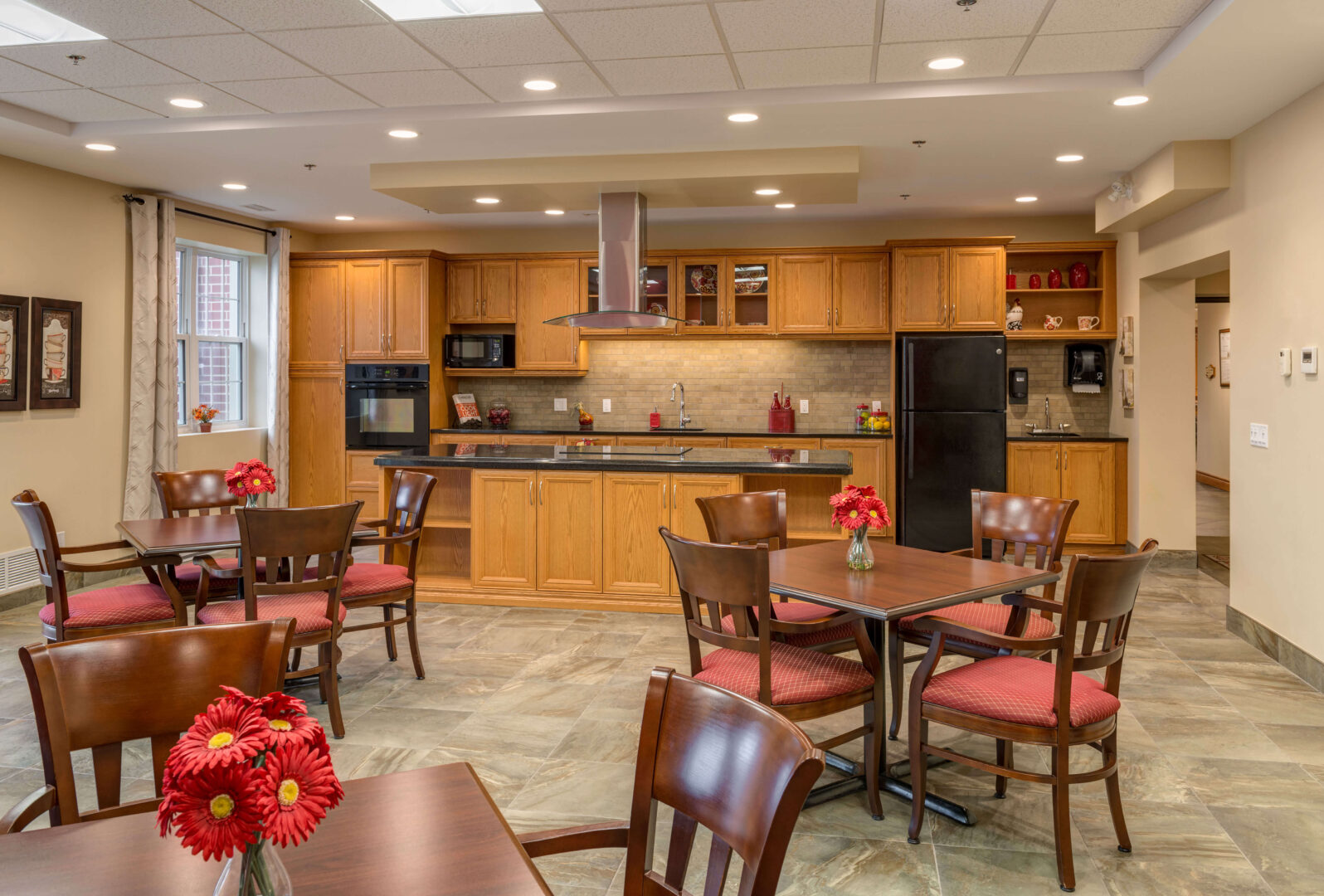 Seasons Amherstburg Kitchen Area in Entertainment Room