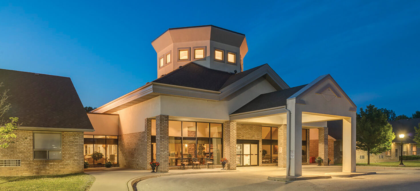 Seasons retirement building in Belle River