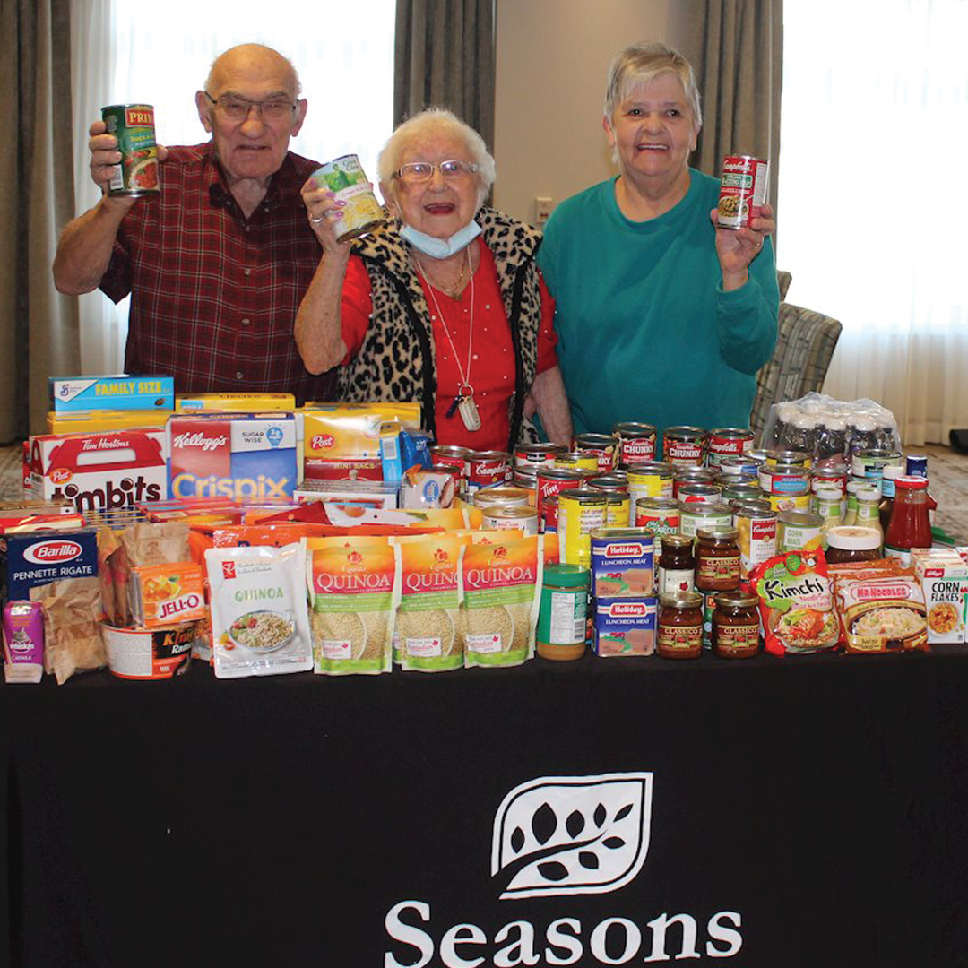 Seasons Resident Food Drive